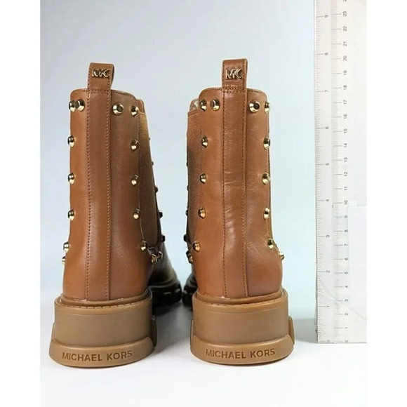 Michael Kors Women's Ridley Studded Lug-Sole Chelsea Booties Size 6 (MSRP $225) - Picture 9 of 12